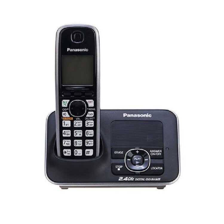 یک گوشی از تلفن بی‌سیم دو گوشی پاناسونیک مدل KXTG3722