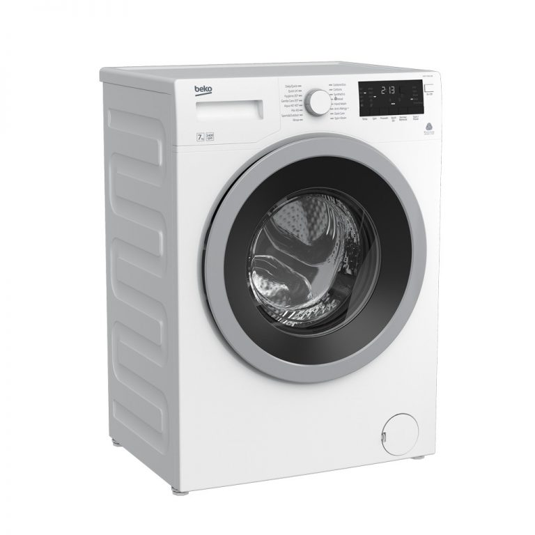 beko australia 7kg front loading washing machine wmy7046lb2 side