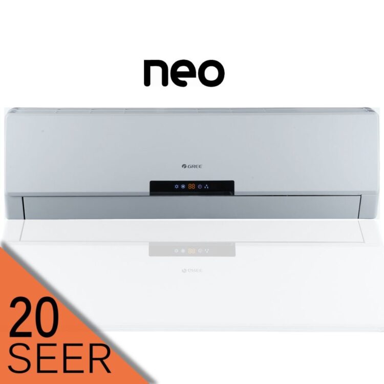 کولرگازی سرمایشی گرمایشی 12000 گری مدل NEO12HP230V1A