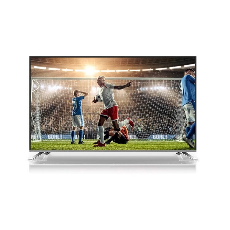 toshiba 4k smart tv android 75 inch ultra hd with 3 hdmi 2 usb inputs and built in wifi 75u7880ee front zoom football 1 | بانه ویترین مرجع تخصصی لوازم خانگی