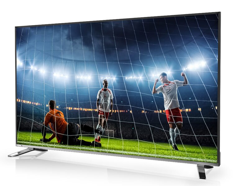 toshiba 4k smart tv android 75 inch ultra hd with 3 hdmi 2 usb inputs and built in wifi 75u7880ee side left zoom football | بانه ویترین مرجع تخصصی لوازم خانگی