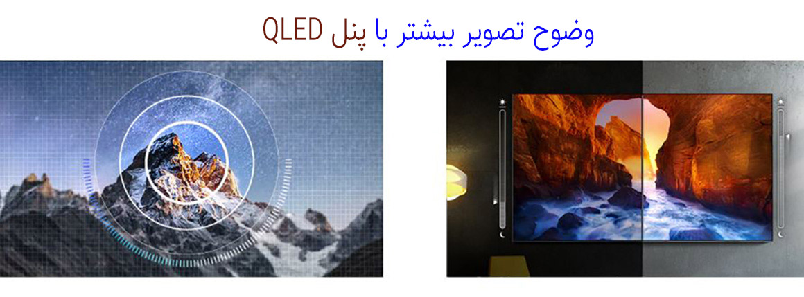 ویژگی پنل QLED