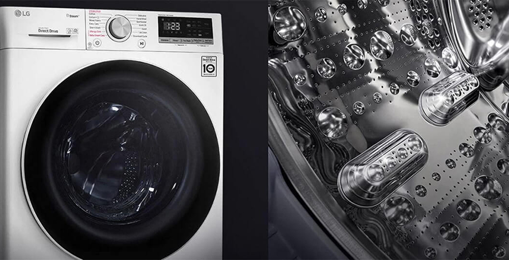 ماشین لباسشویی ال جی F4R5VYG0W زیبایی، کارایی و صرفه‌جویی